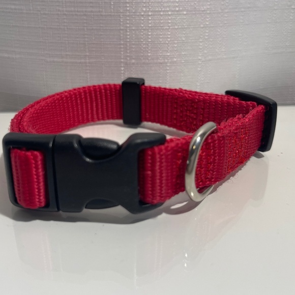 Dog Collar Red/black Small